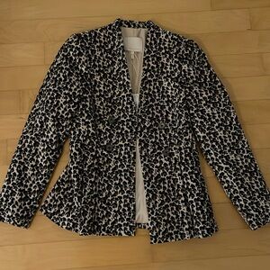 Beautiful leopard print Rebecca Taylor blazer